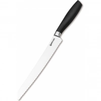 Кухонный хлебный нож Bker Core Professional Bread Knife, 220 мм, сталь X50CrMoV15, рукоять пластик купить в Минске