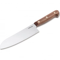 Кухонный нож Boker Cottage-Craft Santoku, сталь С75, рукоять дерево купить в Минске