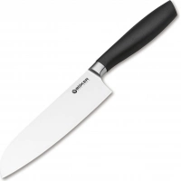 Кухонный нож шефа Bker Core Santoku, 163 мм, сталь X50CrMoV15, рукоять пластик купить в Минске