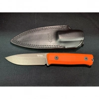 Нож LionSteel Bushcraft-R, сталь Sleipner, рукоять G10, оранжевый купить в Минске