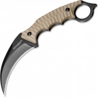 Нож с фиксированным клинком Magnum Spike Karambit — Boker 02SC028, сталь 440A EDP, рукоять стеклотекстолит G10, песочный купить в Минске