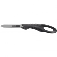 Нож с фиксированным клинком со сменными лезвиями CRKT P.D.K. (Precision Disposable Knife Kit) Black, сталь 420J2, рукоять пластик купить в Минске