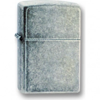 Зажигалка ZIPPO Antique Silver Plate, латунь с покрытием ™Plate, серебристый, матовая, 36х12×56 мм купить в Минске